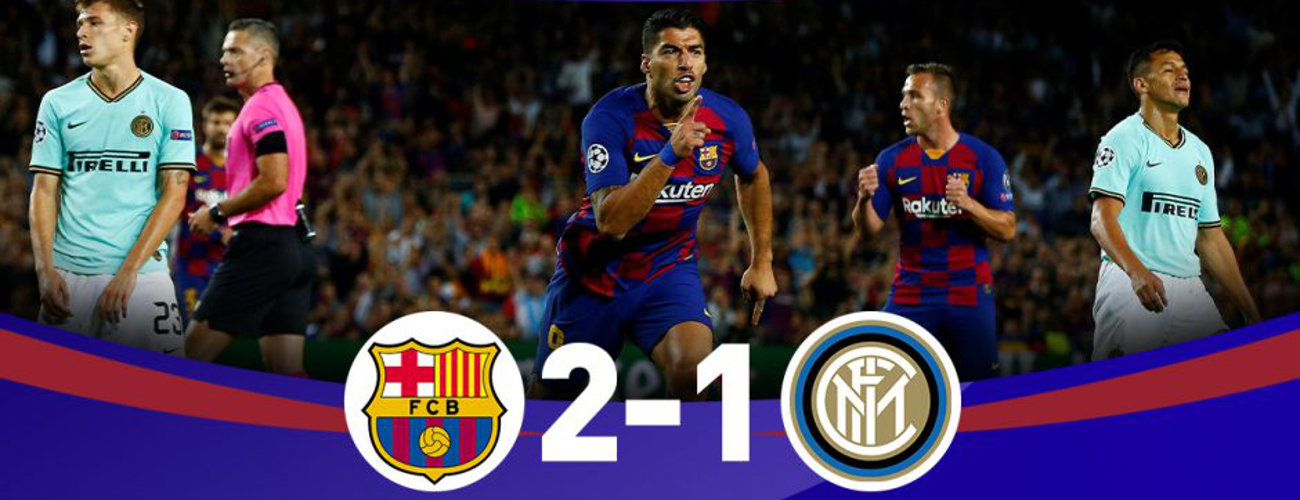 Barça 2-1 Inter : L’Inter s’incline avec les Honneurs