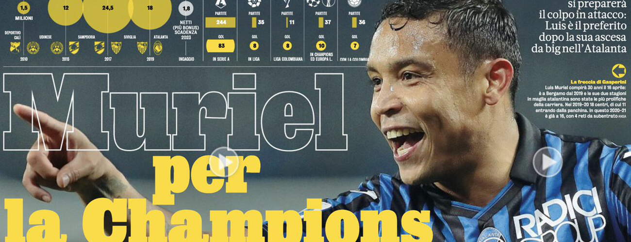 Luis Muriel dans le viseur de l’Inter