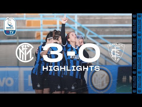 View the video INTER WOMEN 3-0 EMPOLI | INTER WOMEN HIGHLIGHTS | 2019/20 Serie A Femminile Matchday 13