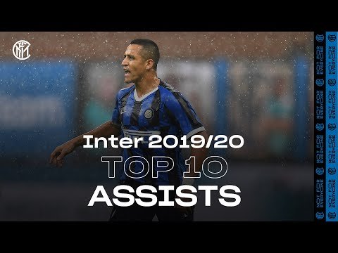 View the video TOP 10 ASSISTS | INTER SEASON REVIEW 2019/20 👌🏻⚫🔵 | Sanchez, Eriksen, Lukaku, Young and more...!