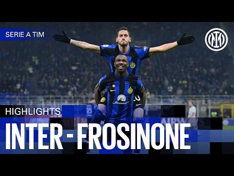 View the video DIMARCO'S WORLD-CLASS GOAL ☄️ | INTER 2-0 FROSINONE | HIGHLIGHTS | SERIE A 23/24 ⚫🔵🇬🇧