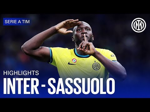 View the video INTER 4-2 SASSUOLO | HIGHLIGHTS | SERIE A 22/23 ⚫🔵🇬🇧