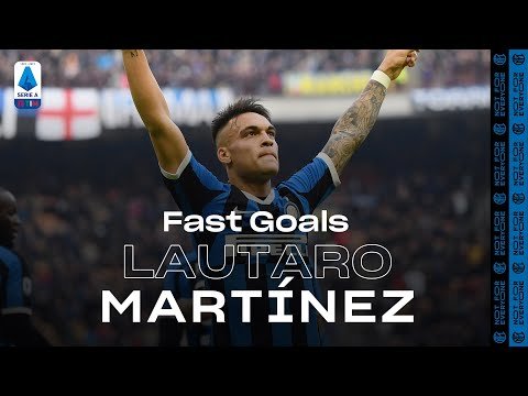 View the video LAUTARO MARTINEZ | FAST GOALS COMPILATION | INTER 2019/20 | SERIE A TIM ⚡⚫🔵🐂