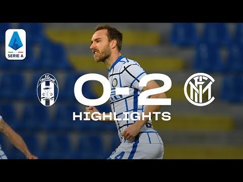 View the video CROTONE 0-2 INTER | HIGHLIGHTS | SERIE A 20/21 | Eriksen and Hakimi with the goals! 💥⚫🔵💥