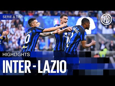 View the video A SPECIAL DAY 🏆⭐⭐ | INTER 1-1 LAZIO | HIGHLIGHTS | SERIE A 23/24 ⚫🔵🇬🇧