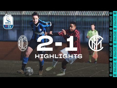 View the video AC MILAN 2-1 INTER WOMEN | INTER WOMEN HIGHLIGHTS | #DerbyMilano 2019/20 Serie A Femminile