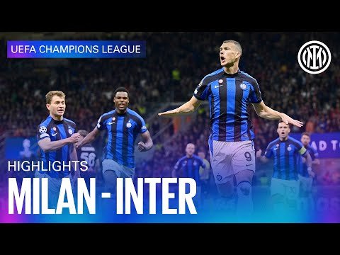 View the video MILAN 0-2 INTER | HIGHLIGHTS | UEFA CHAMPIONS LEAGUE 22/23 ⚽⚫🔵🇮🇹