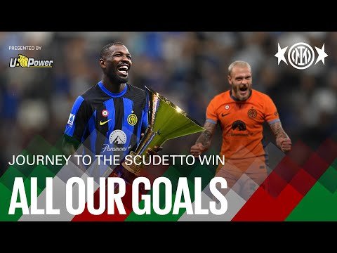 View the video ALL OUR GOALS ⚽🖤💙 | JOURNEY TO THE SCUDETTO WIN 🤩🏆