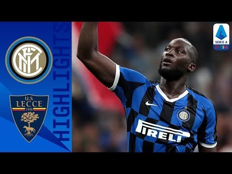 View the video Inter 4-0 Lecce | Lukaku scores on debut to send Inter top | Serie A