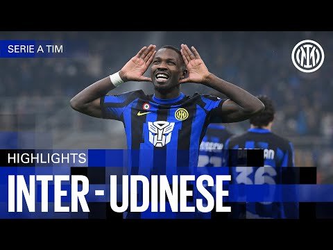 View the video FOUR SATURDAY GOALS ✨| INTER 4-0 UDINESE | HIGHLIGHTS | SERIE A 23/24 ⚫🔵🇬🇧