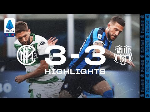 View the video INTER 3-3 SASSUOLO | HIGHLIGHTS | A regretful Inter forced to settle for a draw... 😫⚫🔵