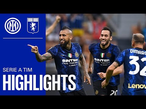 View the video INTER 4-0 GENOA | HIGHLIGHTS | SERIE A 21/22 | Let's celebrate with our fans! 🇮🇹⚫🔵🎉