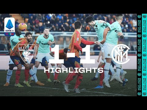 View the video LECCE 1-1 INTER | HIGHLIGHTS | Mancosu cancels out Bastoni's opener ⚫🔵