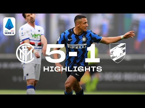 View the video INTER 5-1 SAMPDORIA | HIGHLIGHTS | SERIE A 20/21 | A brilliant performance from the Champions! 🇮🇹⚫🔵