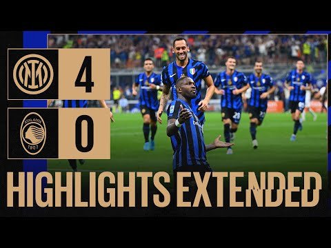 View the video UNA VITTORIA DA URLO 🤩✨ | INTER 4-0 ATALANTA | EXTENDED HIGHLIGHTS 📺⚫🔵