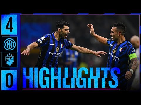 View the video CALHANOGLU, ARNAUTOVIC, LAUTARO E MEHDI: ⚽⚽⚽⚽ | INTER 4-0 STELLA ROSSA | HIGHLIGHTS | UCL 24-25 🖤💙